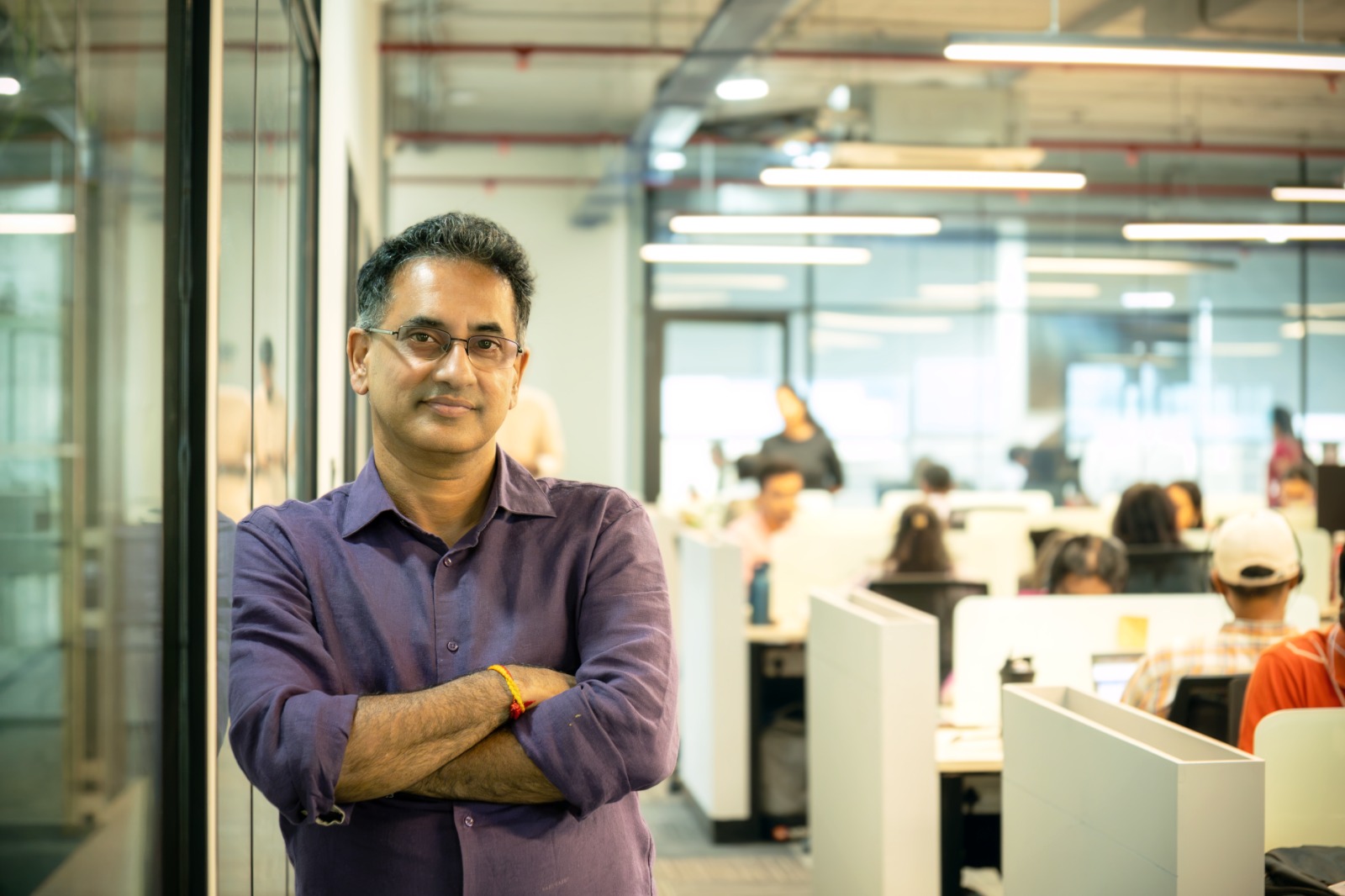Portrait of Sriram Vellyur, co-founder of Curapod